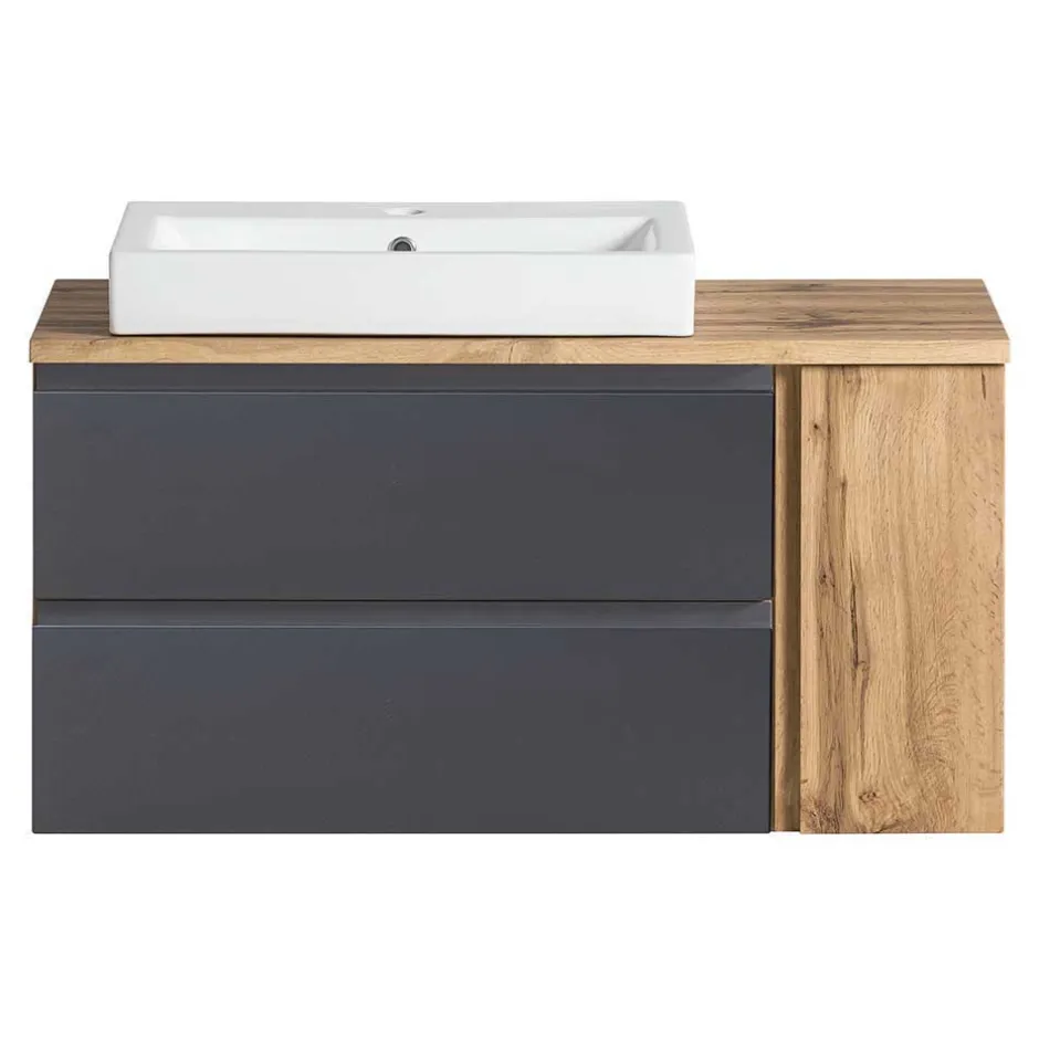 Wohnen Hängender Waschtisch mit aufgesetztem Becken - Jambi