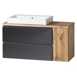 Wohnen Hängender Waschtisch mit aufgesetztem Becken - Jambi