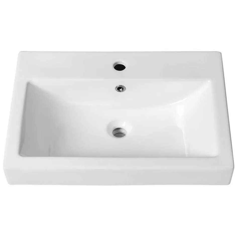 Wohnen Hängender Waschtisch mit aufgesetztem Becken - Jambi