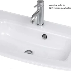 Wohnen Hängender Waschtisch mit Glas Waschbecken - Neuvana