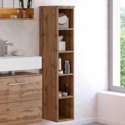 Wohnen Hängendes Badezimmer Regal 25x130x35 cm - Lemnas