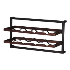 Wohnen Hängendes Weinregal für acht Flaschen - Solapura