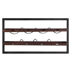 Wohnen Hängendes Weinregal für acht Flaschen - Solapura