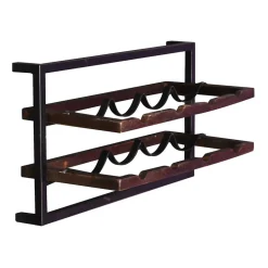 Wohnen Hängendes Weinregal für acht Flaschen - Solapura