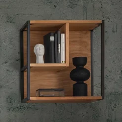 Hängeregal aus Wildeiche Massivholz - Manarola^Wohnen Outlet