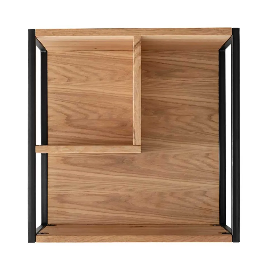 Hängeregal aus Wildeiche Massivholz - Manarola^Wohnen Outlet