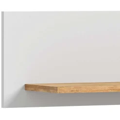 Wohnen Hängeregal in Lichtgrau und Eiche Dekor - Jannios