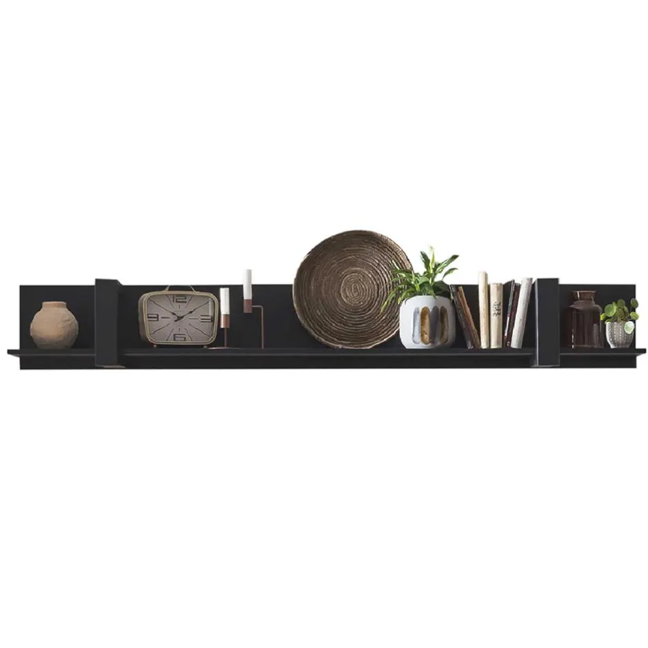 Hängeregal in Schwarz - 180 cm - Dudleys^Wohnen Online