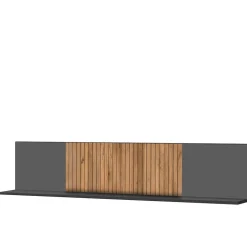 Hängeregal mit Rückwand 183x38x24 cm - Cruzca^Wohnen