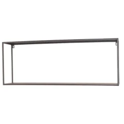 Wohnen Hängeregal Set in Grau - Accaro (zweiteilig)