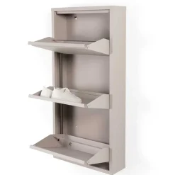 Wohnen Hängeschrank mit drei Schuhklappen - Ruven