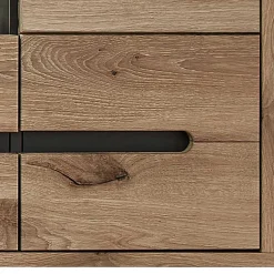 Hängeschrank mit Glas in Wildeiche NB - Zelio^Wohnen Sale