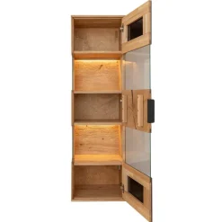 Hängevitrine aus Eiche und Glas - Masicuri^Wohnen Online