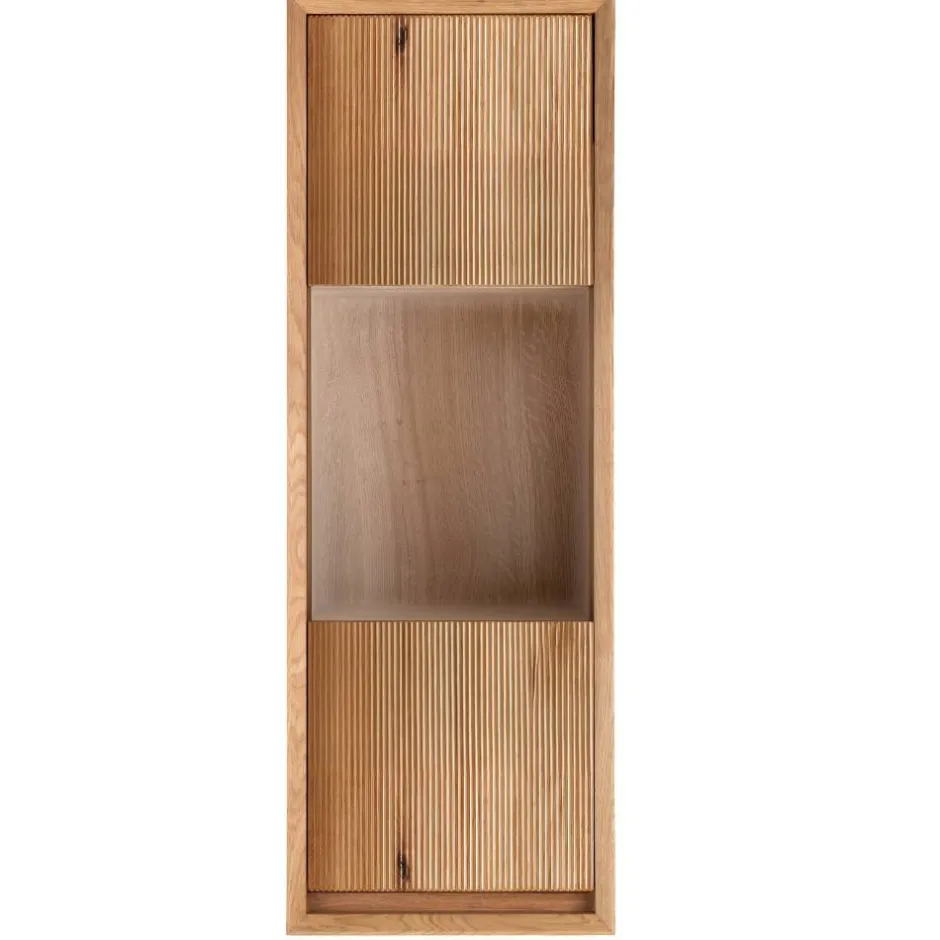 Hängevitrine aus Wildeiche Massivholz - Fredellia^Wohnen New