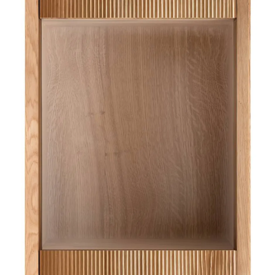 Hängevitrine aus Wildeiche Massivholz - Fredellia^Wohnen New