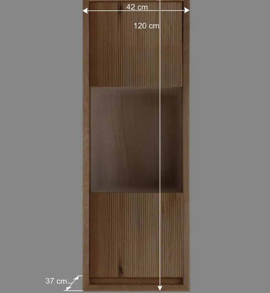 Hängevitrine aus Wildeiche Massivholz - Fredellia^Wohnen New