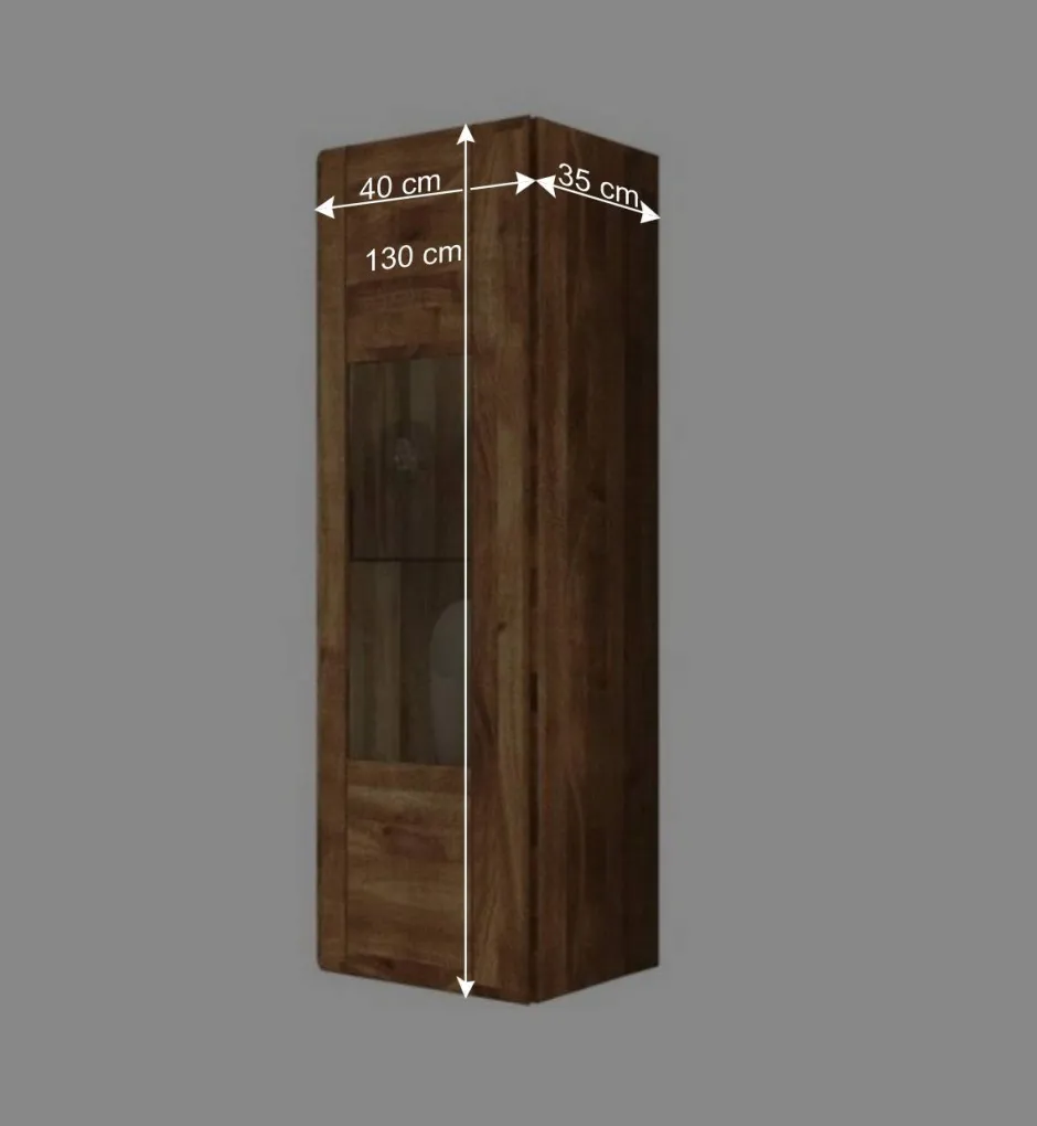 Hängevitrine Vaskov aus Wildeiche Massivholz^Wohnen Online