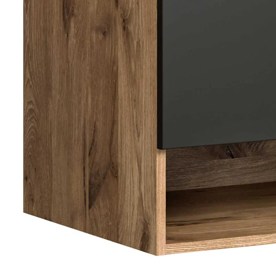 Wohnen Hänge-Waschbeckenschrank mit Aufsatzbecken - Steikun