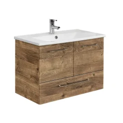 Wohnen Hänge-Waschtisch mit Keramikbecken - Miss X