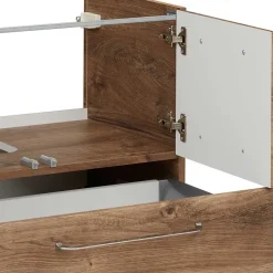 Wohnen Hänge-Waschtisch mit Keramikbecken - Miss X