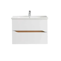 Wohnen Hänge-Waschtisch mit zwei Schubladen - Zenata