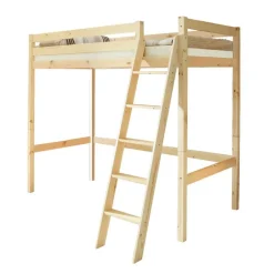 Kinder Wohnen Hochbett Mariel aus Kiefer Massivholz