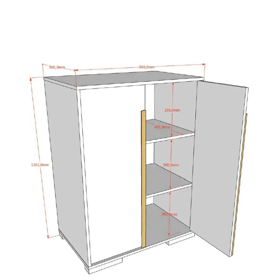 Hochbett mit Schrank in Anthrazit - Waltma (zweiteilig)^Wohnen Outlet
