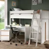 Kinder Wohnen Hochbett mit Schrank und Schreibtisch - Cracks (vierteilig)