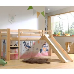 Kinder Wohnen Hochbett Märchenland mit Drache & Prinzessin - Rom