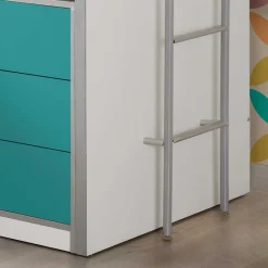 Hochbett Nowy in Blau^Wohnen