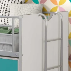 Hochbett Nowy in Blau^Wohnen