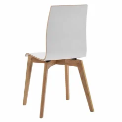 Wohnen Hochdrucklaminat Stuhl in Weiß - Sonda (2er Set)