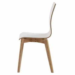 Wohnen Hochdrucklaminat Stuhl in Weiß - Sonda (2er Set)