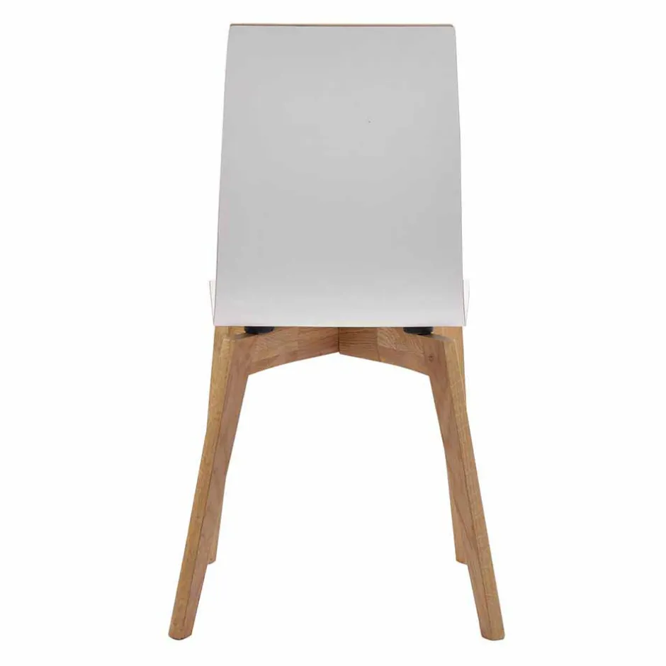 Wohnen Hochdrucklaminat Stuhl in Weiß - Sonda (2er Set)