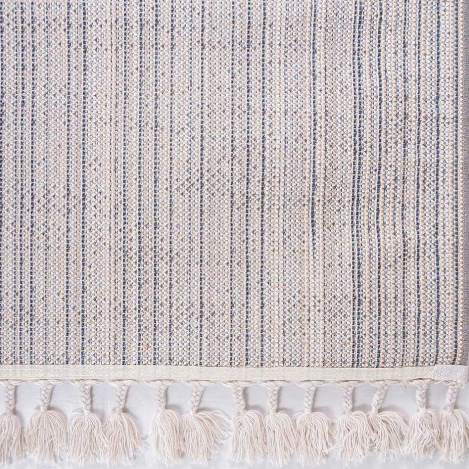 Hochflor Läufer Teppich in Grau und Creme - Cesario^Wohnen Hot