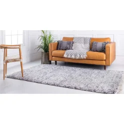 Hochflor Läufer Teppich in Grau und Creme - Cesario^Wohnen Hot