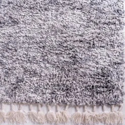 Hochflor Läufer Teppich in Grau und Creme - Cesario^Wohnen Hot