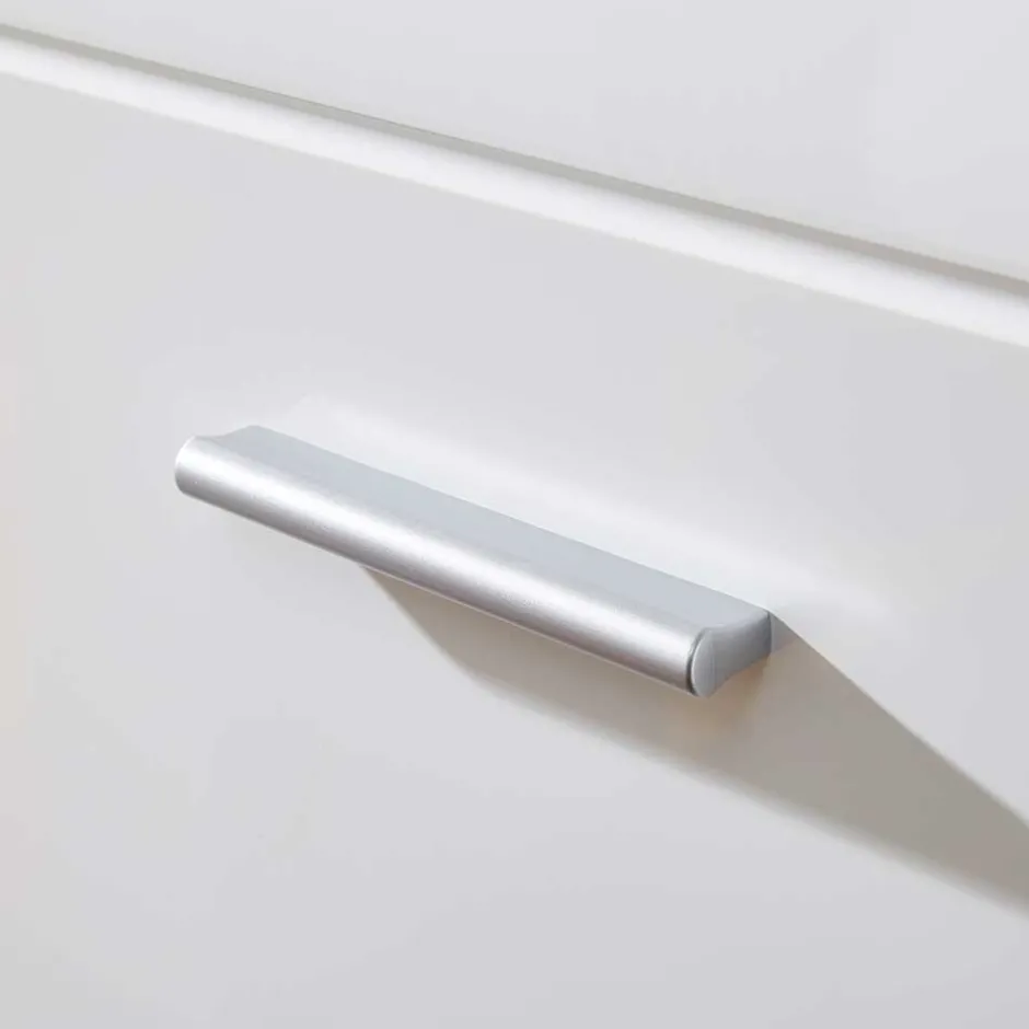 Wohnen Hochglanz Schuhschrank Tiondon in Weiß