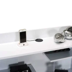 Hochglanz Sekretär Vignola in Weiß^Wohnen Clearance