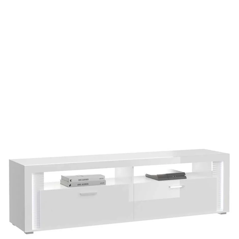 Hochglanz TV Board mit LED Beleuchtung - Gomata^Wohnen New