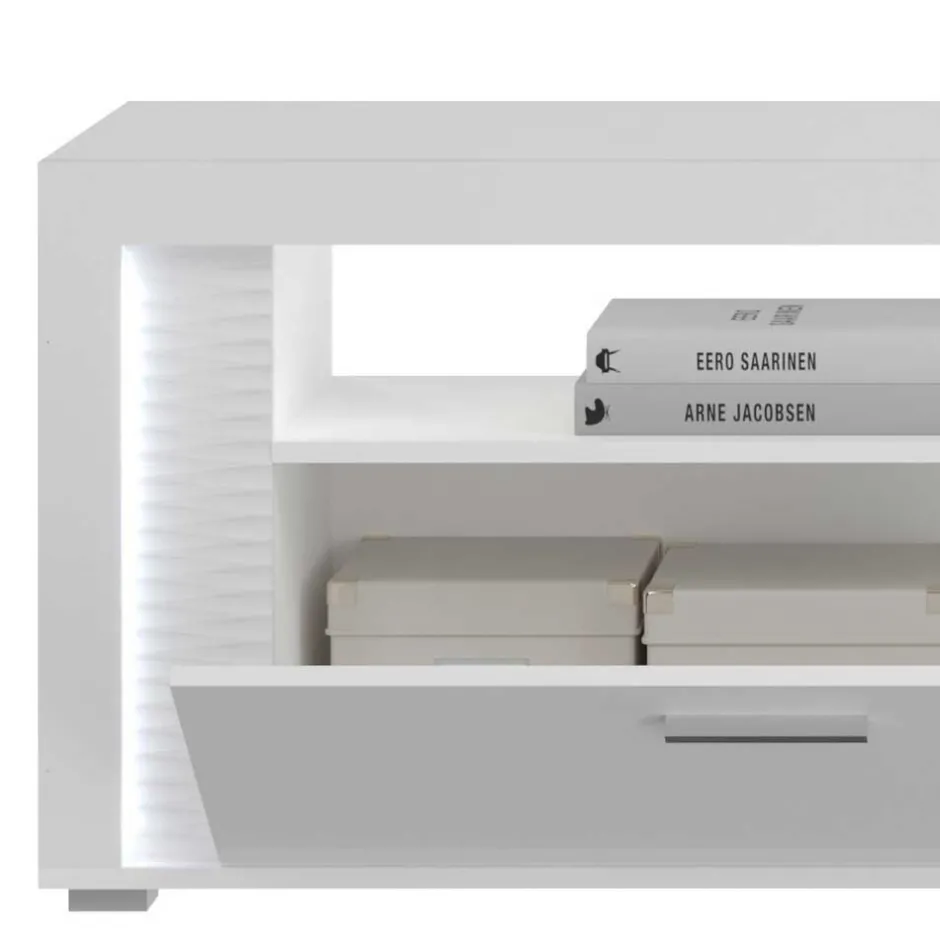 Hochglanz TV Board mit LED Beleuchtung - Gomata^Wohnen New