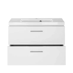 Hochglanz Wand Waschtisch mit Waschbecken - Vohdan^Wohnen Outlet