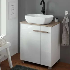 Hochglanz Waschtisch mit Tür & Auszug - Vauflos^Wohnen Sale