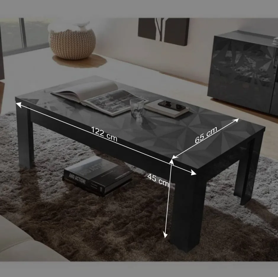 Hochglanz Wohnzimmermöbel in Grau - Kuriasna (dreiteilig)^Wohnen New