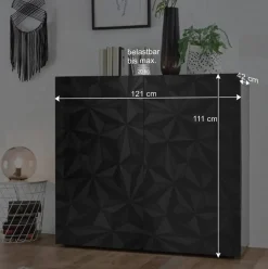 Hochglanz Wohnzimmermöbel in Grau - Kuriasna (dreiteilig)^Wohnen New