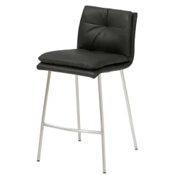 Wohnen Hochhocker mit Rückenlehne in Dunkelgrau - Hobart