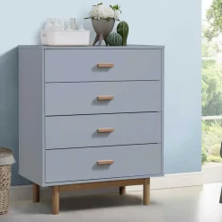 Wohnen Hochkommode - zweifarbiger Scandi Chic - Caldaro