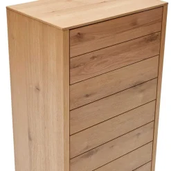 Wohnen Hochkommode mit vier Schubladen und Fach - Algaro