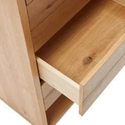 Wohnen Hochkommode mit vier Schubladen und Fach - Algaro