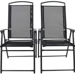 Wohnen Hochlehner Gartenstühle klappbar - Alcamo (2er Set)